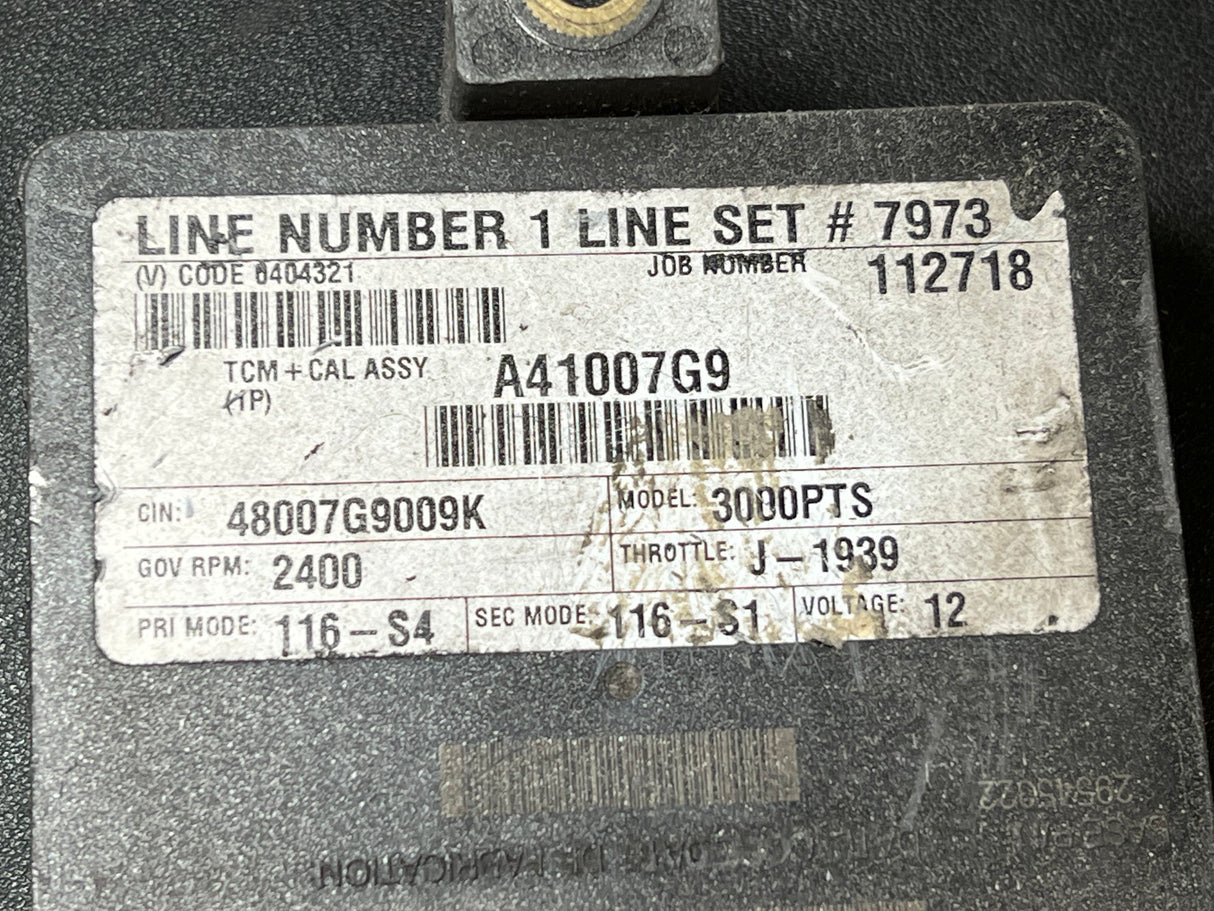 2008 Allison 3000PTS Transmission Control Module (TCM) ATA4103 Part # 29545322