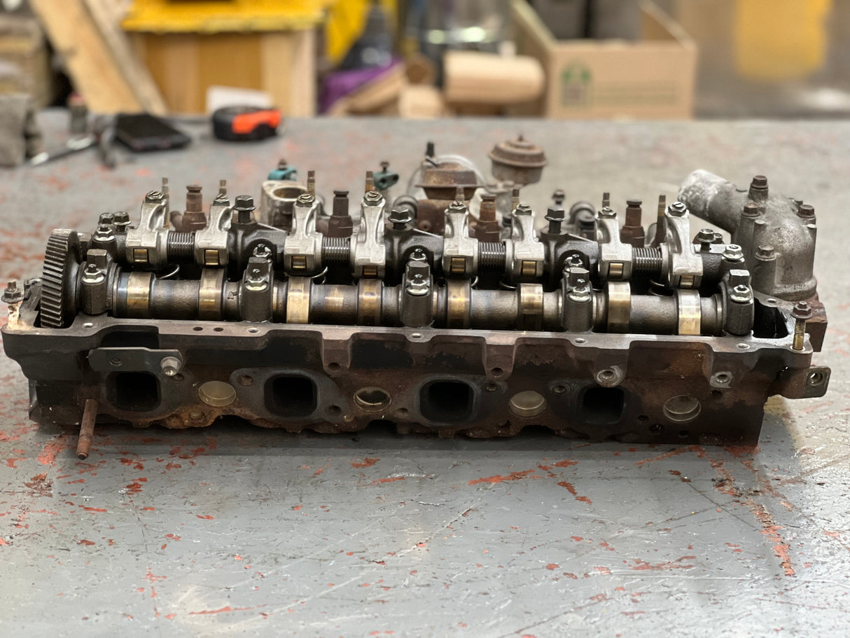 OEM 1998-2003 Isuzu 4HE1XS Cylinder Head Fully Dressed w/ Camshaft & Rocker Arm