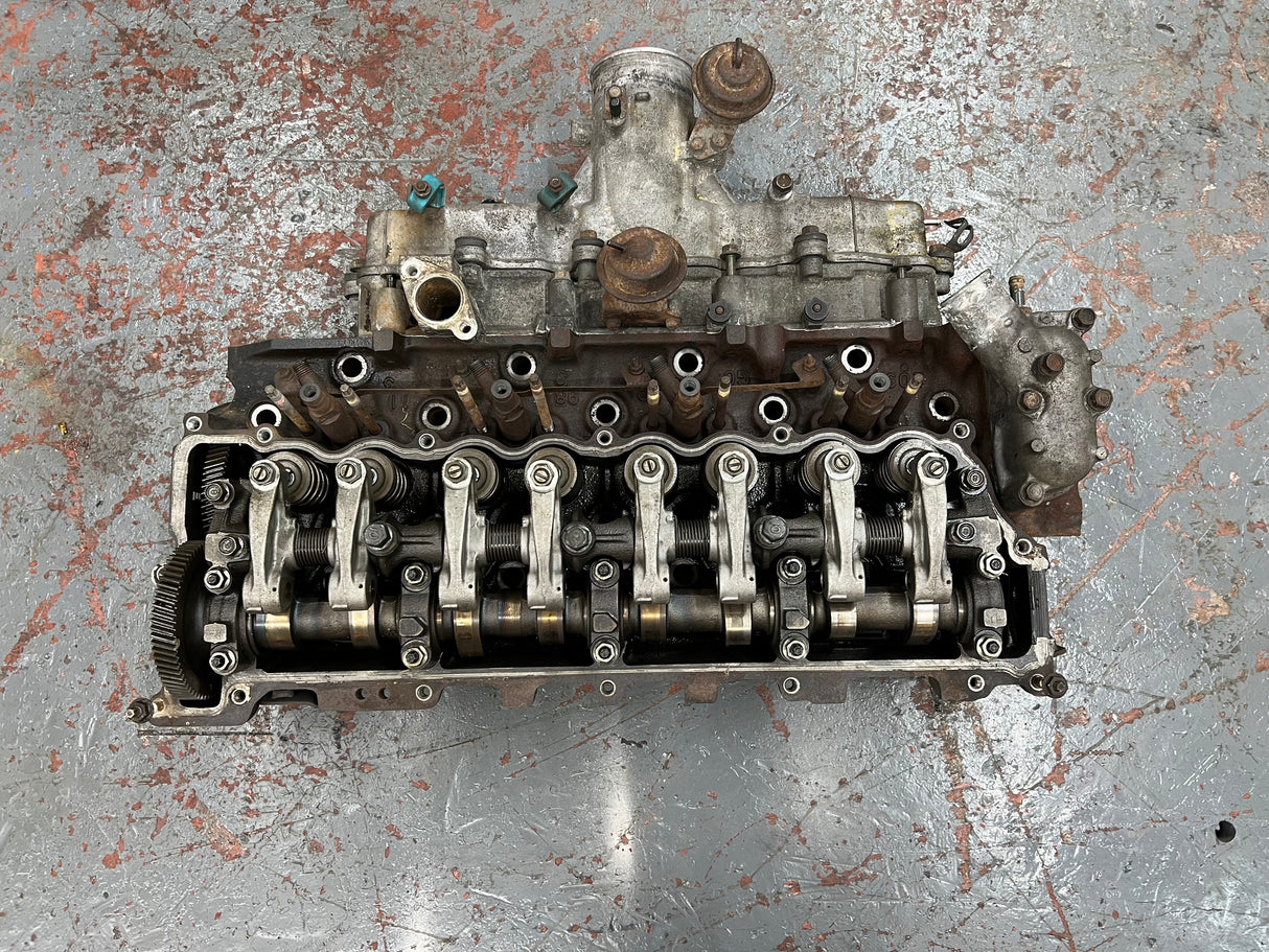 OEM 1998-2003 Isuzu 4HE1XS Cylinder Head Fully Dressed w/ Camshaft & Rocker Arm
