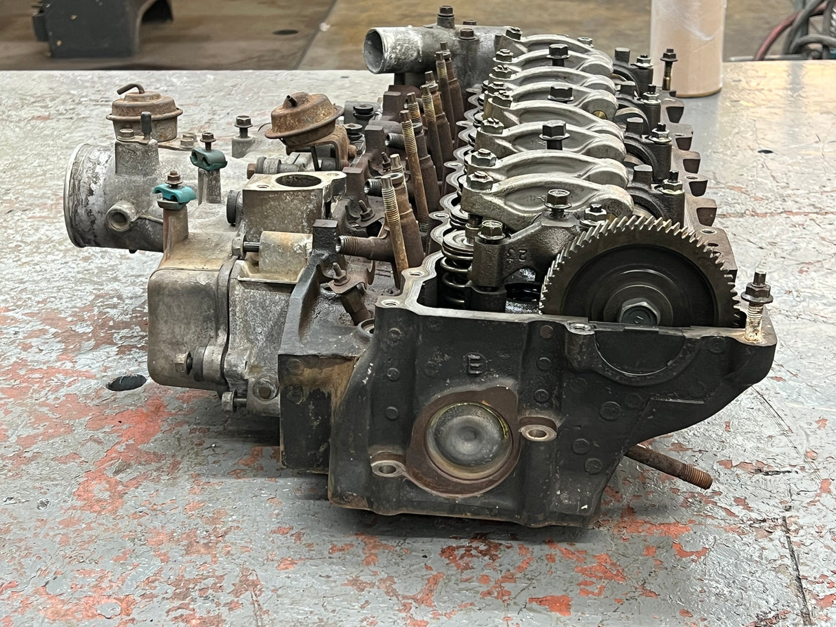 OEM 1998-2003 Isuzu 4HE1XS Cylinder Head Fully Dressed w/ Camshaft & Rocker Arm