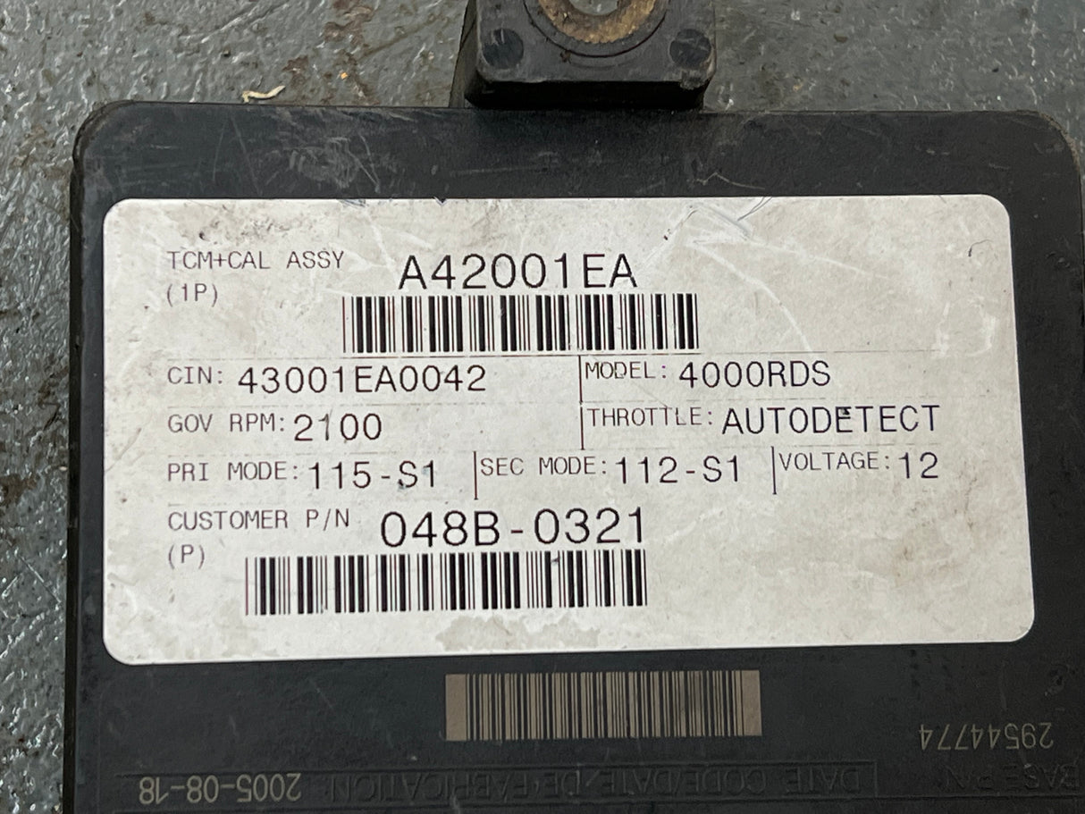 2005 Allison 4000RDS Transmission Control Module (TCM) Part # 29544774