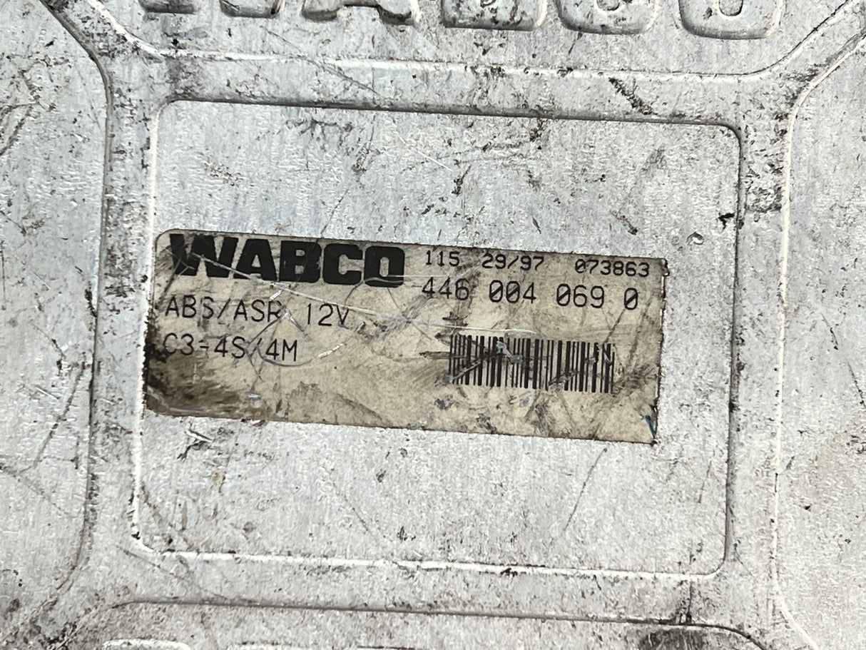Wabco ABS Control Module Part # 446 004 069 0, ABS/ASR 12V, C3-4S/4M