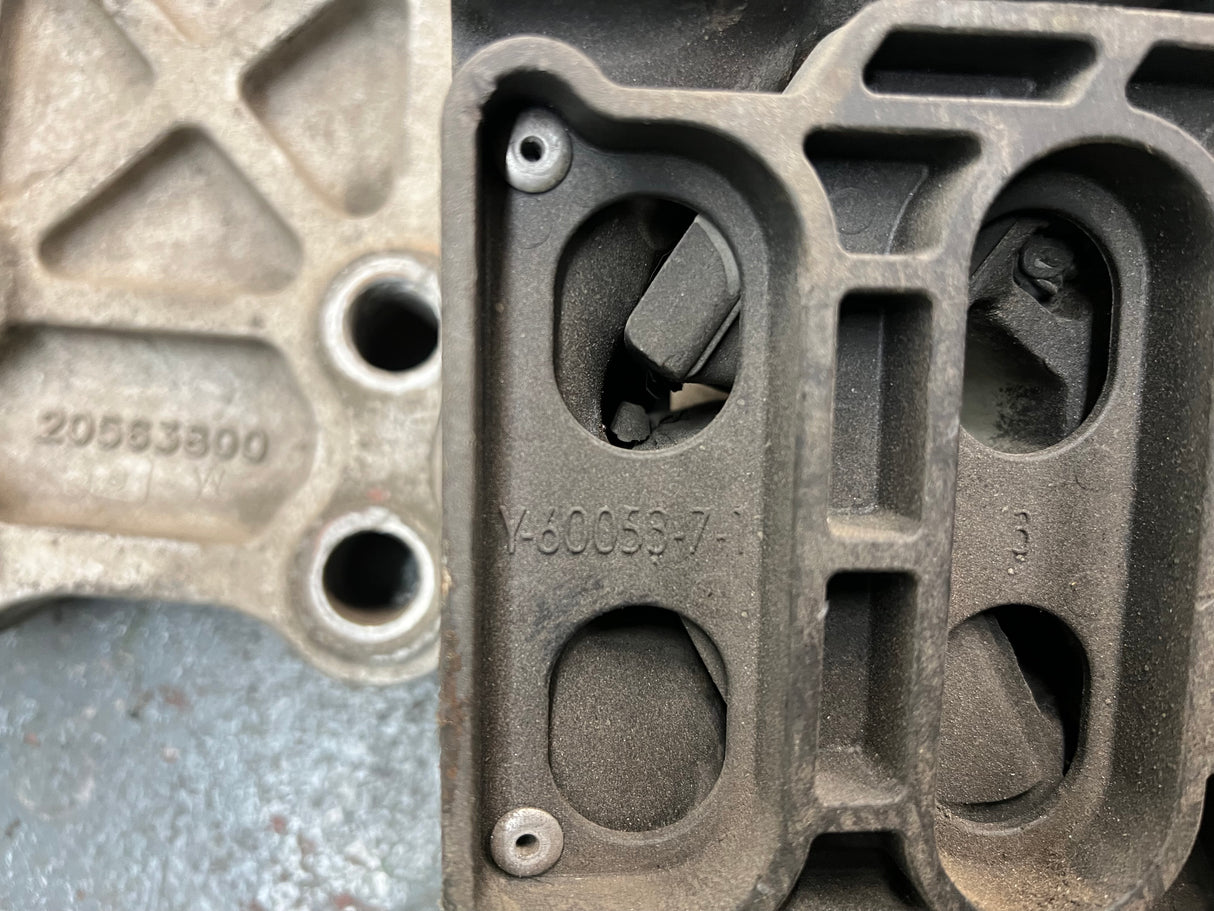 Volvo / Mack Rear Left Engine Mount Part # 20563800, Rubber Cushion Part # 20499469