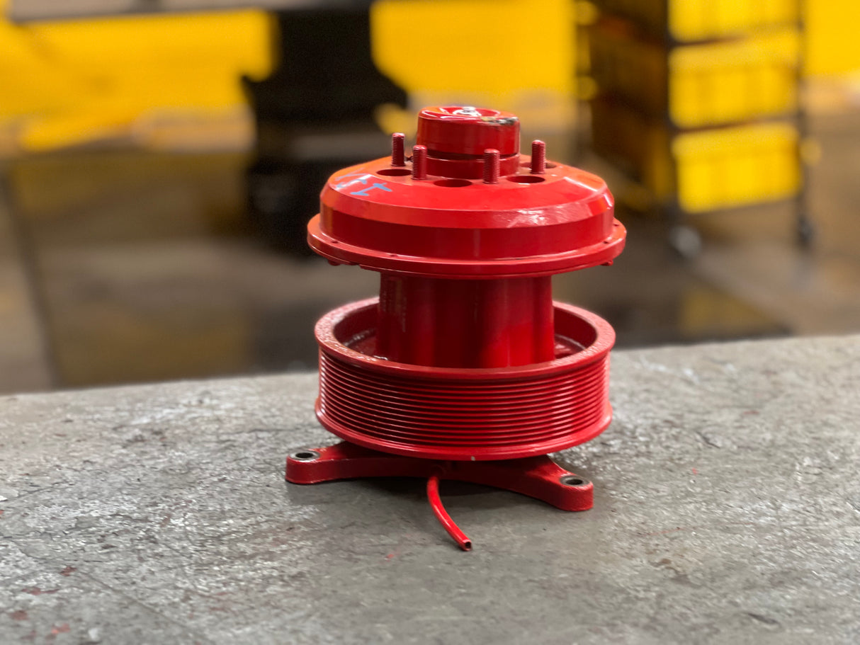 Cummins ISX15 Borg Warner Fan Clutch Pulley Part # 010021876, Mounting Base Part # 010021997