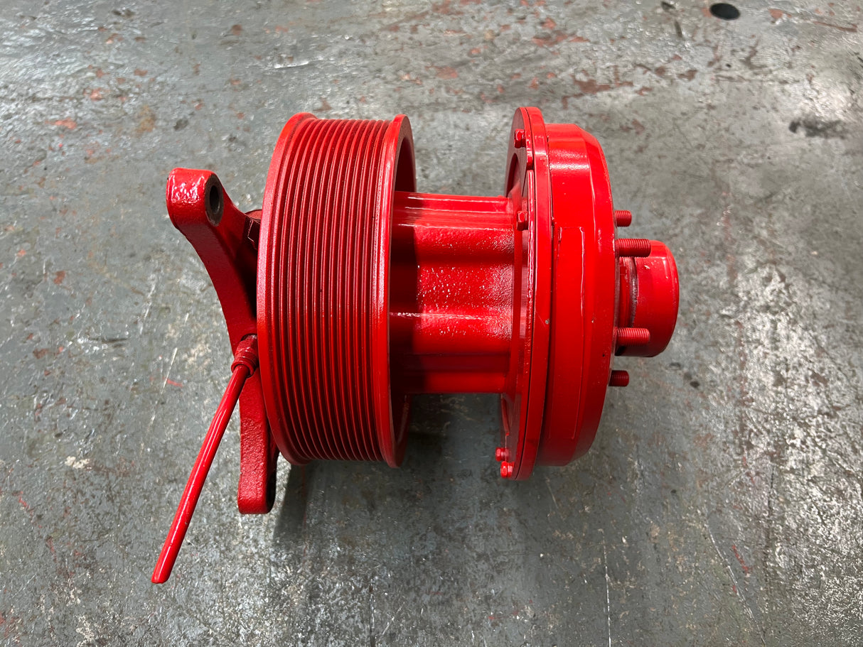 Cummins ISX15 Borg Warner Fan Clutch Pulley Part # 010021876, Mounting Base Part # 010021997