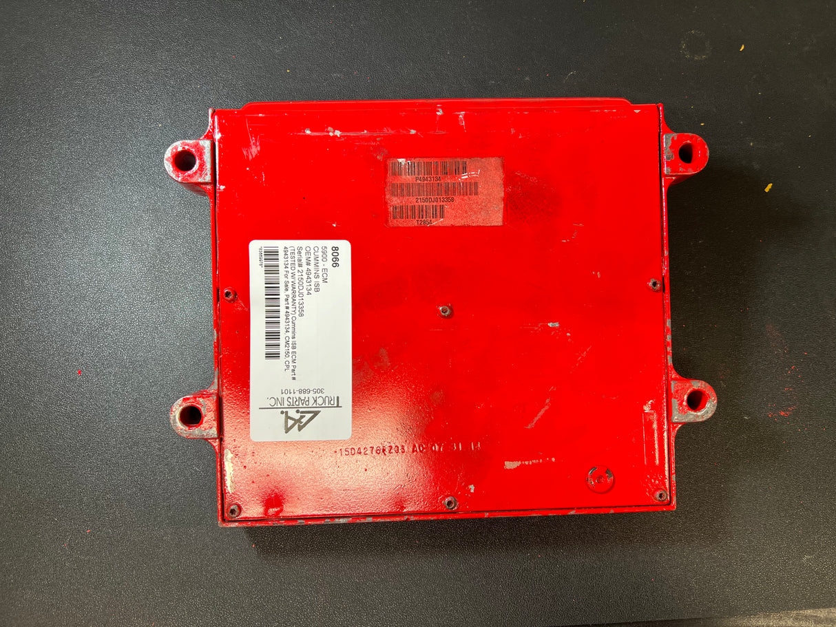 2007 Cummins ISB Engine Control Module (ECM) Part # 4943134, CM2150