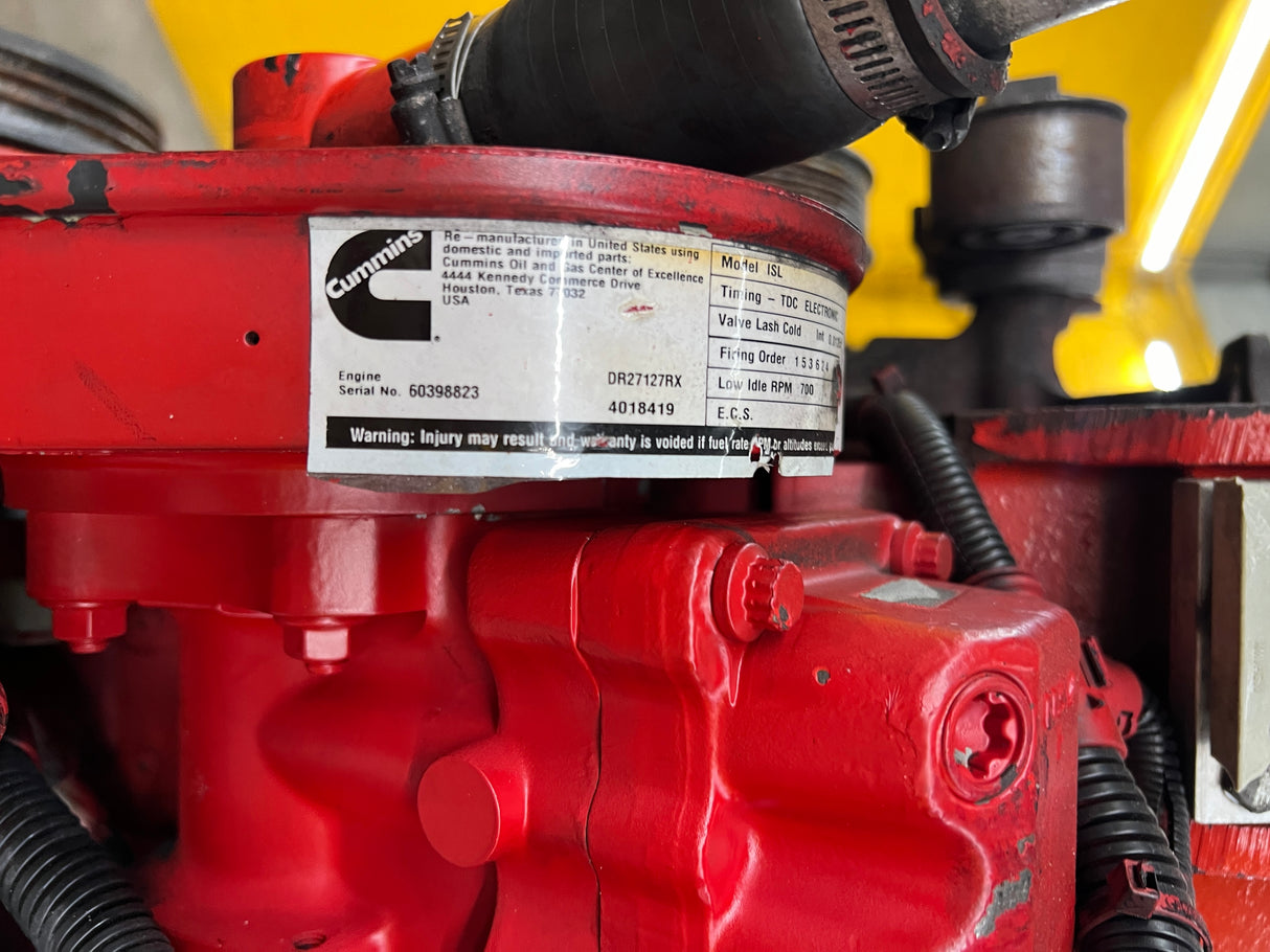 2010 Cummins ISL9 Diesel Engine (EPA10), CPL 3123