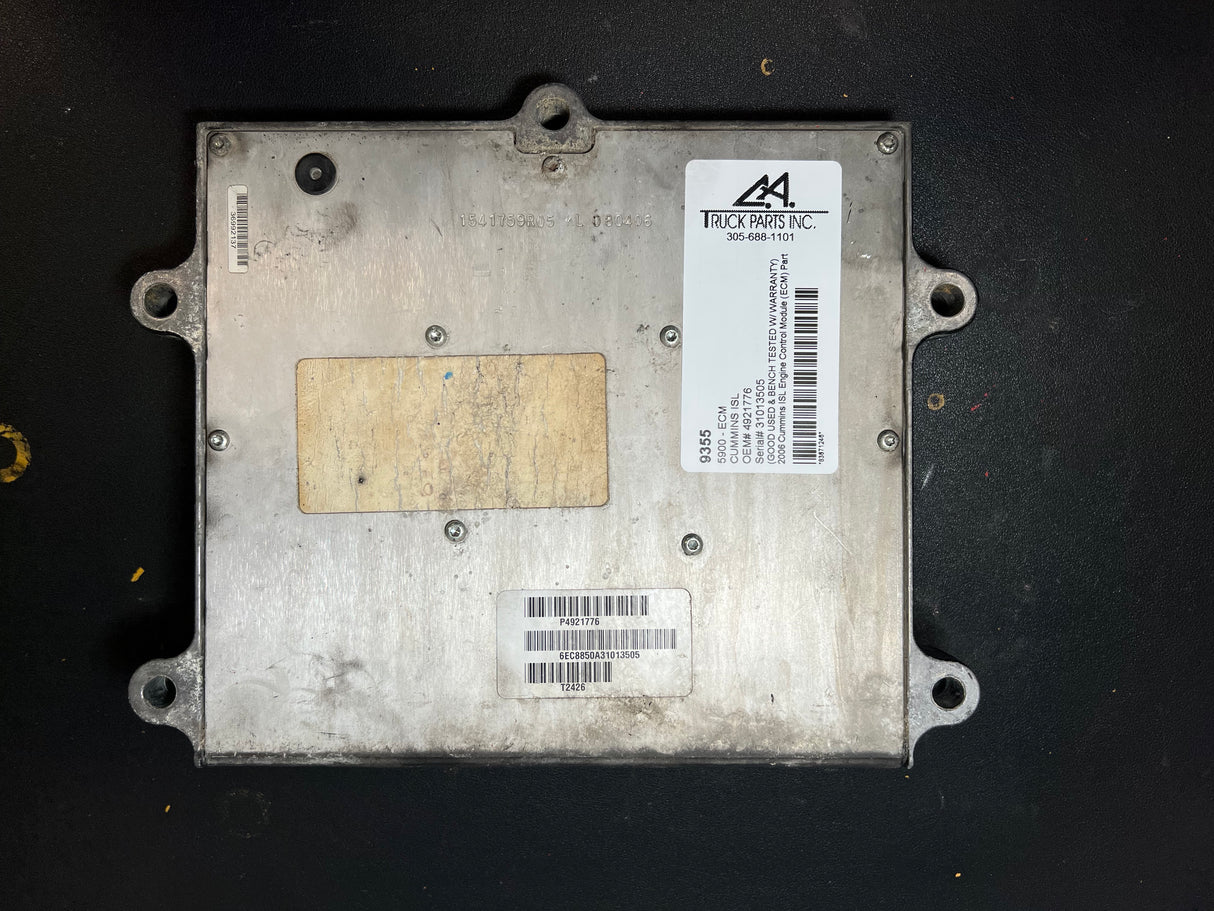 2006 Cummins ISL Engine Control Module (ECM) Part # 4921776, CM850