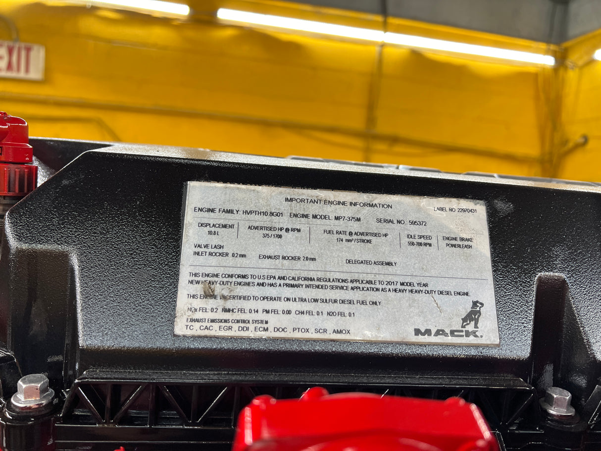 2017 Mack MP7 Diesel Engine For Sale, MP7-375M