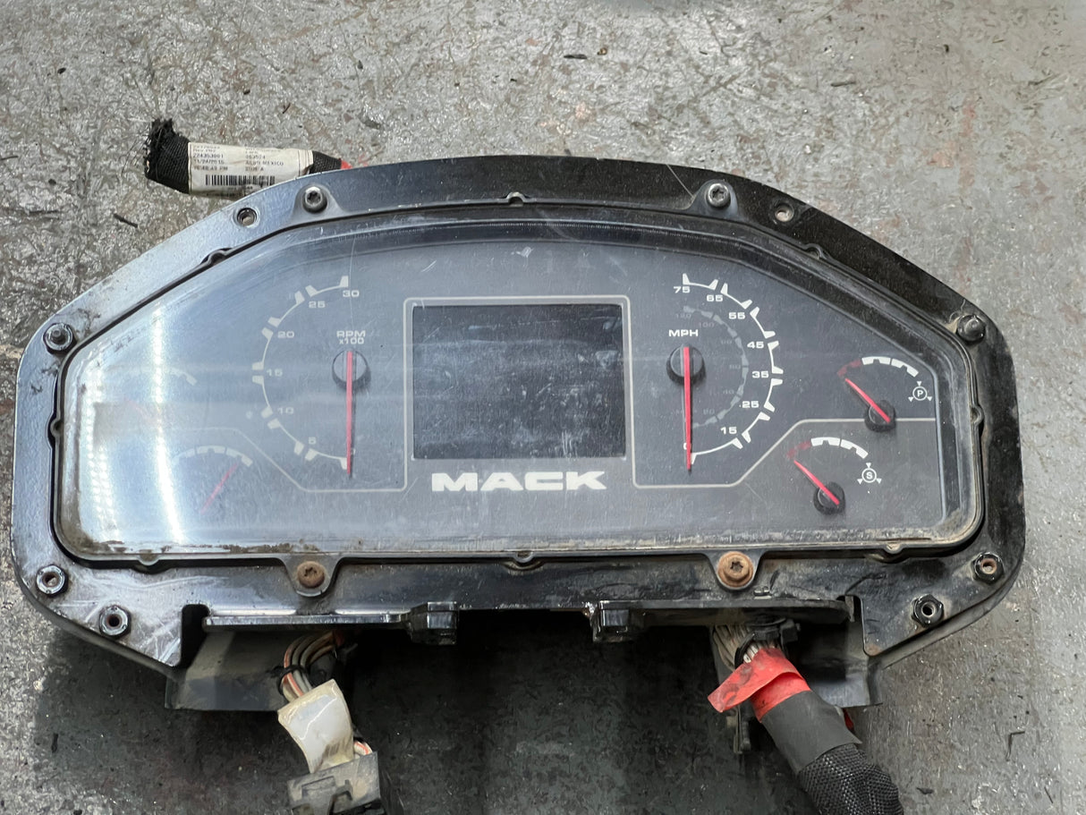 2016 Mack LE613 Instrument Panel Cluster Part # 22469754
