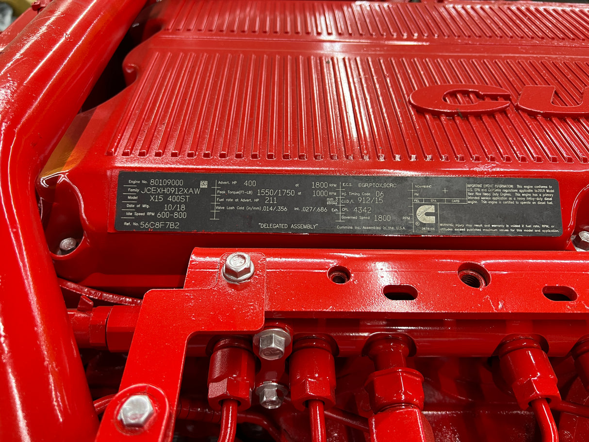2018 Cummins X15 Diesel Engine For Sale (EPA17) CPL# 4342