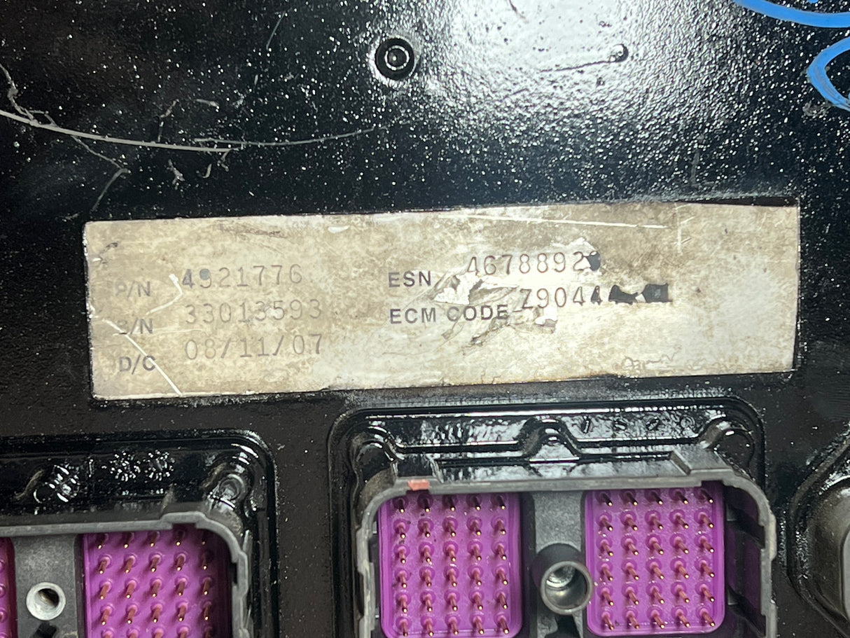 2007 Cummins QSB 6.7 Engine Control Module (ECM) for 2007-2009 Part # 4921776, CM850