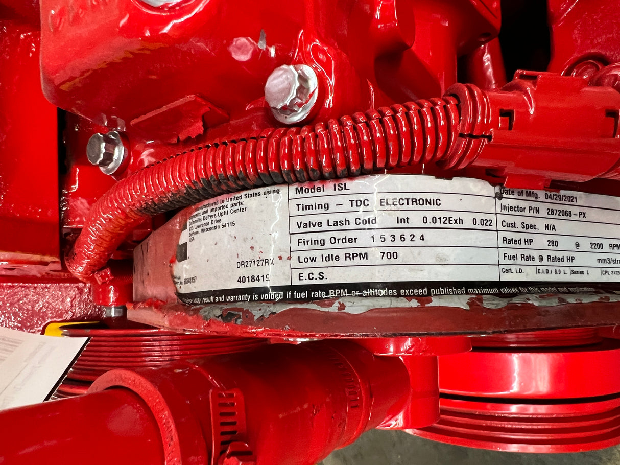 2010 Cummins ISL9 Diesel Engine (EPA10), CPL 3123