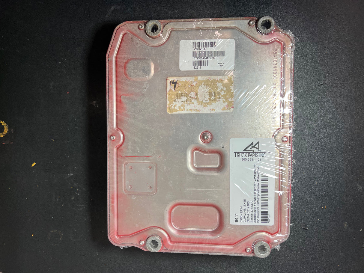 2014 Cummins ISX12/15 Engine Control Module (ECM) Part # 5317106, CM2350 X101