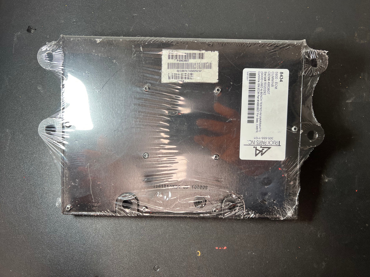 2008 Cummins ISM 280 Engine Control Module (ECM) Part # 4963807, CM876