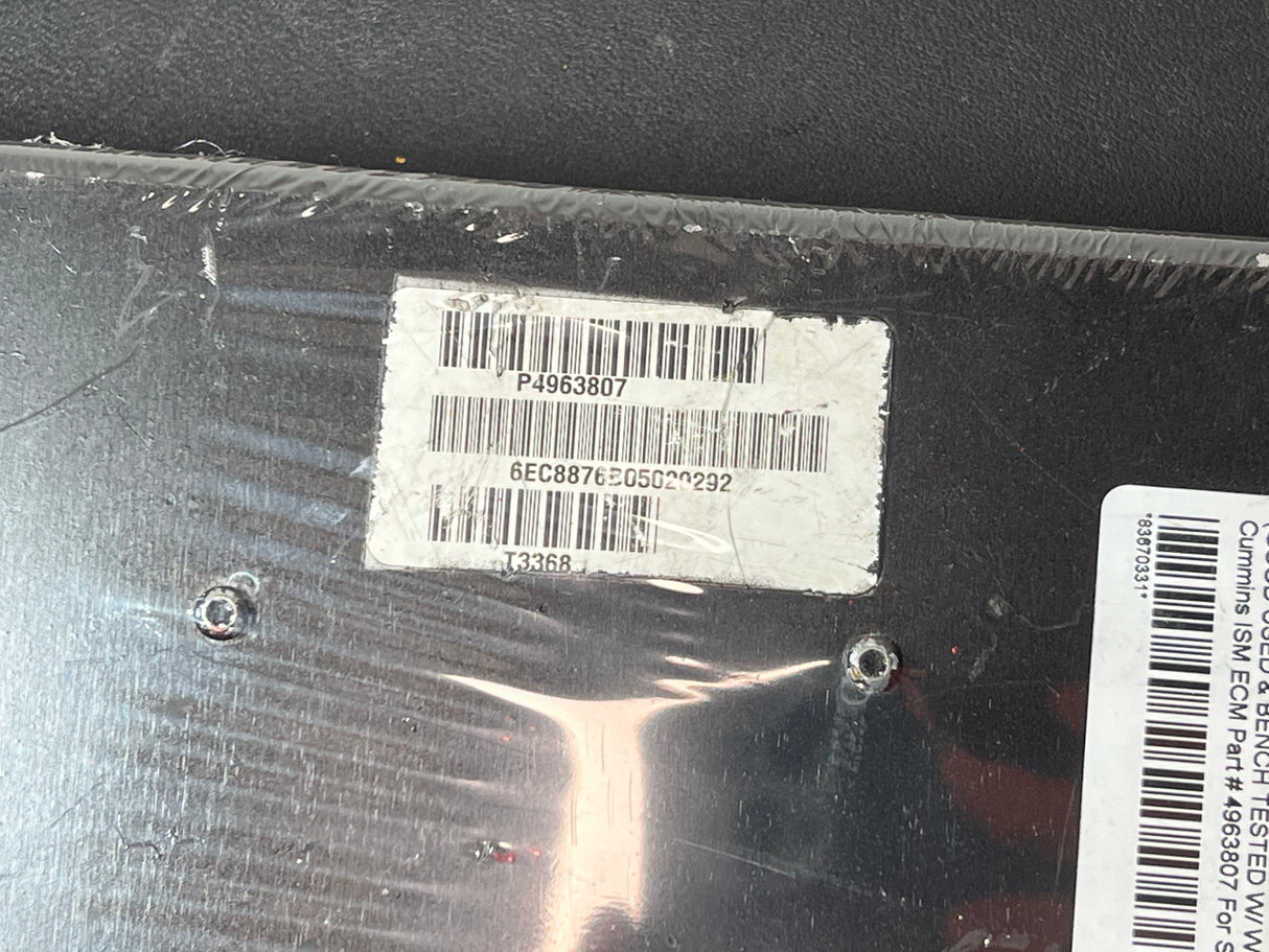 2008 Cummins ISM 280 Engine Control Module (ECM) Part # 4963807, CM876