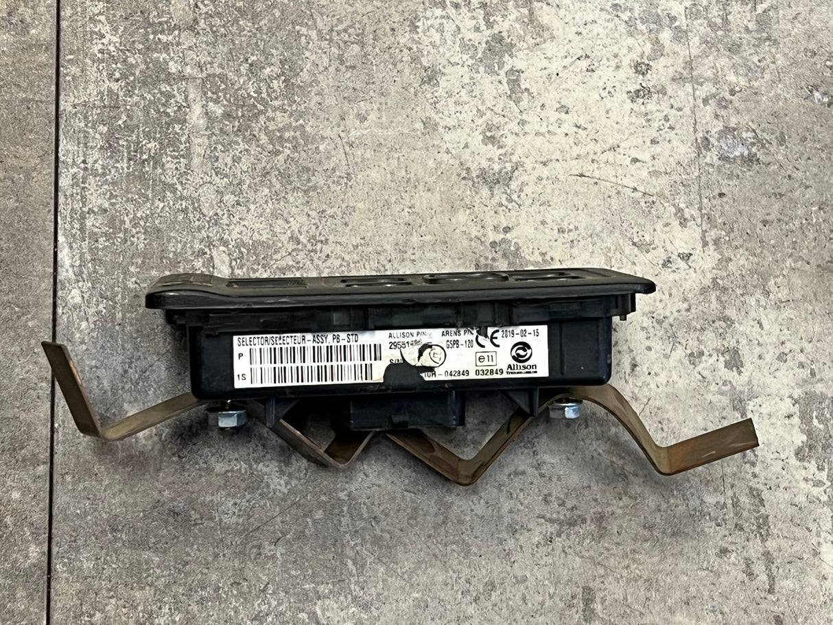 2019 Allison 29551496 Transmission Push Button Electronic Shifter Pad