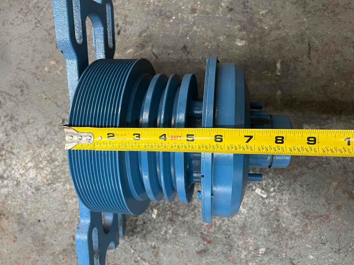 1997 Caterpillar 3406 Borg Warner Fan Clutch 1090-096500-01, Mounting Base 43235, Pulley 42971