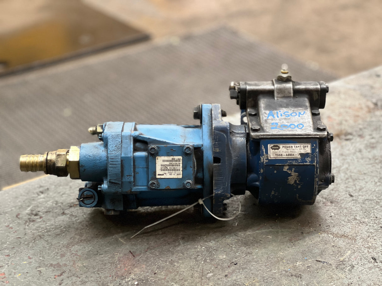 Muncie TG SERIES PTO for Allison 2000 Transmission TG6B-A6904-5, Vickers Hydraulic Pump PVE12R