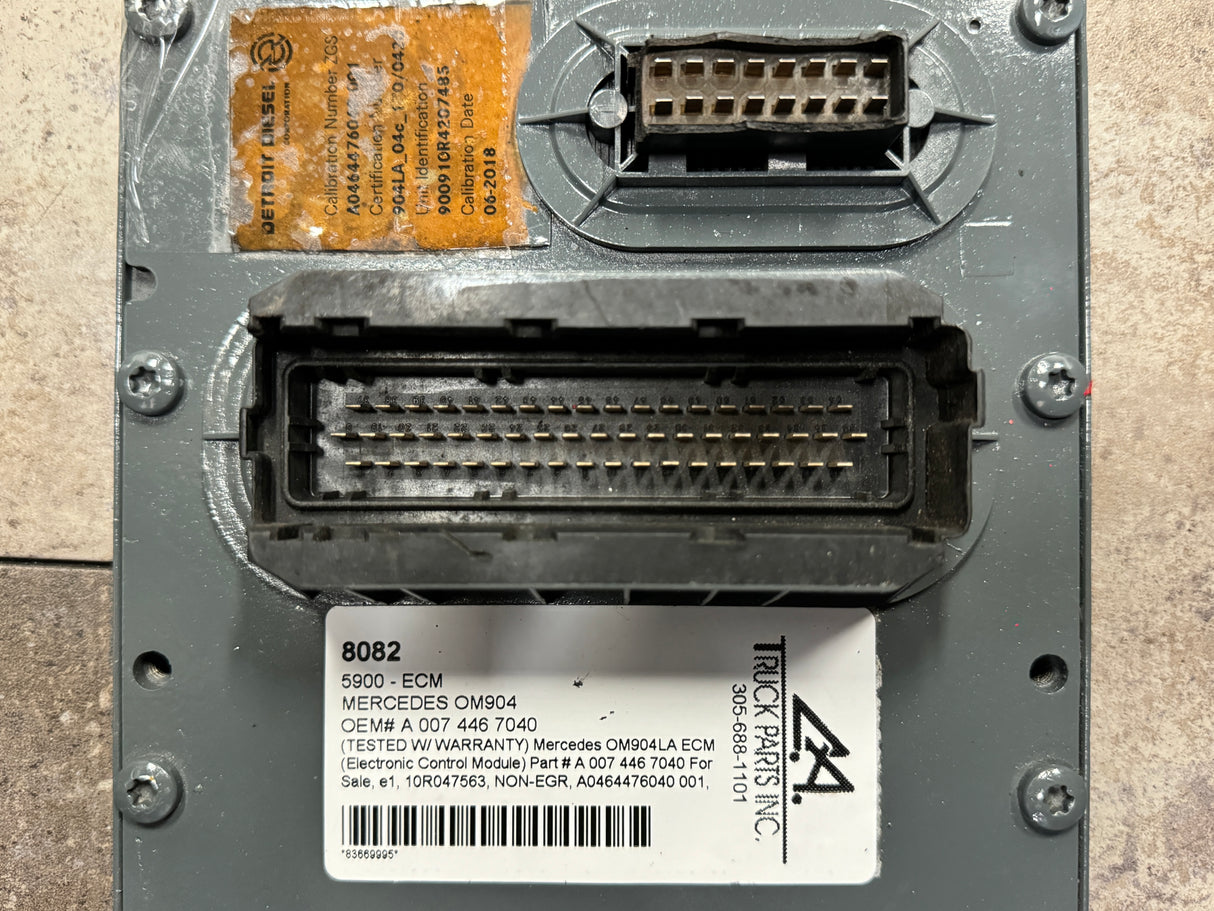 Mercedes OM904LA ECM (Electronic Control Module) Part # A 007 446 89 40/001