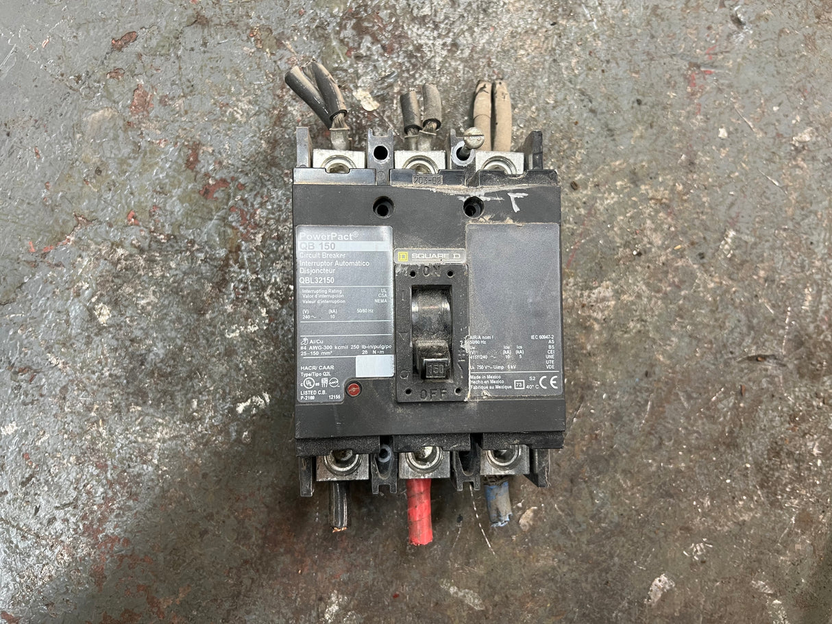 Square D Q2L MOLDED CASE CIRCUIT BREAKER QBL32150