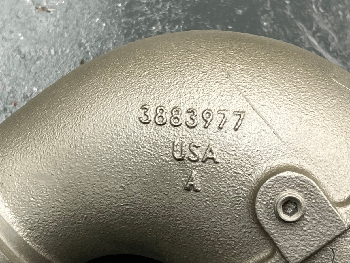 CUMMINS DIESEL ENGINE 3883977 Air Transfer Elbow Tube