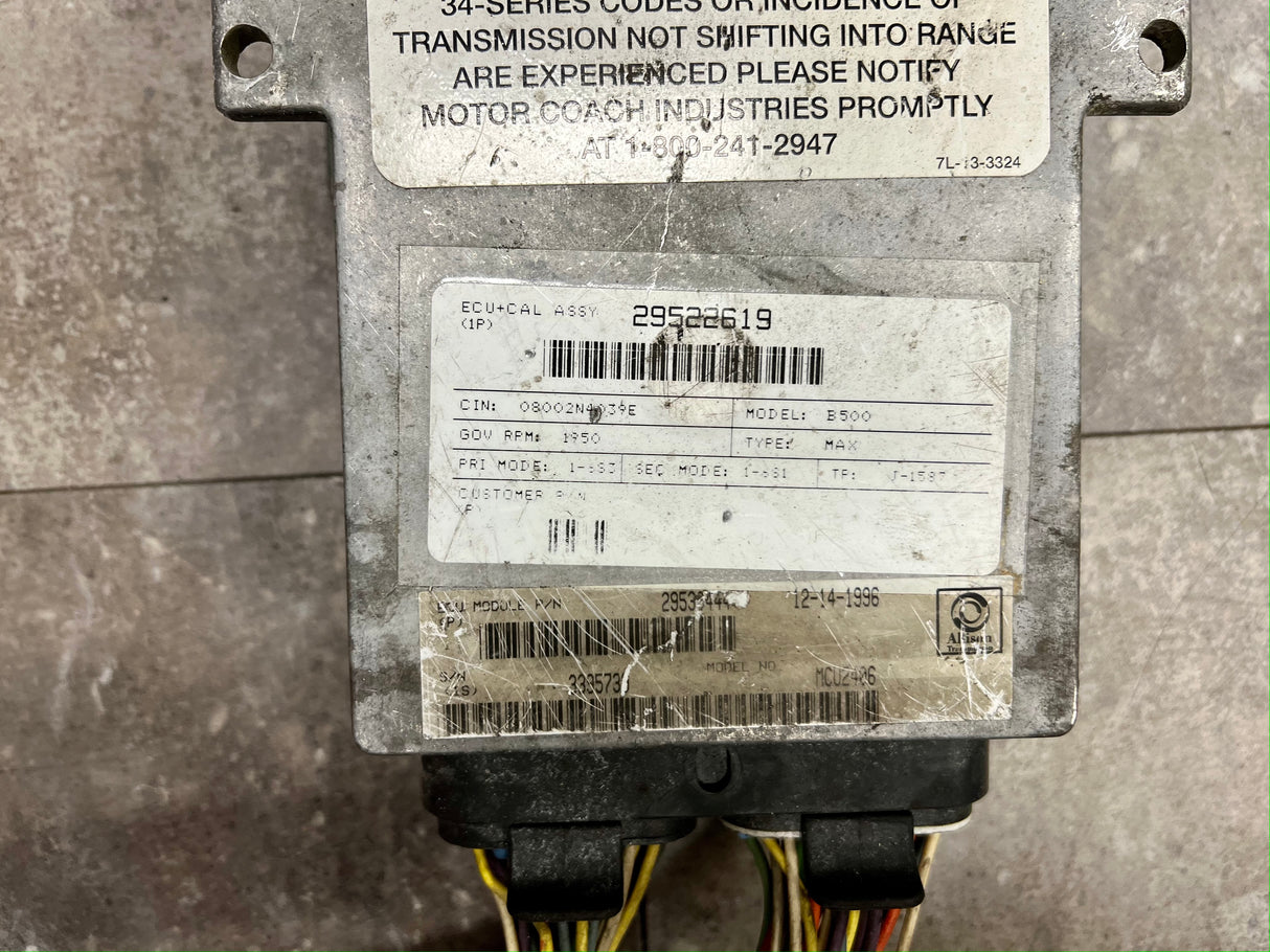 Allison B500R TCM Part # 29530444, Model No MCU2406