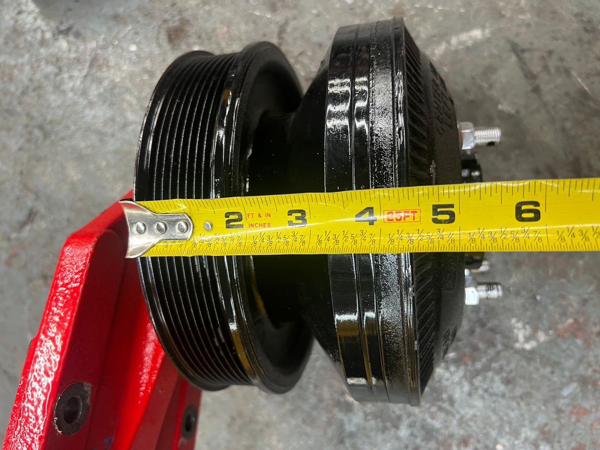 Cummins ISL9 Horton 2-Speed Fan Clutch Part # 98A8652, Mounting Base P/N 602073, Pulley P/N 601834