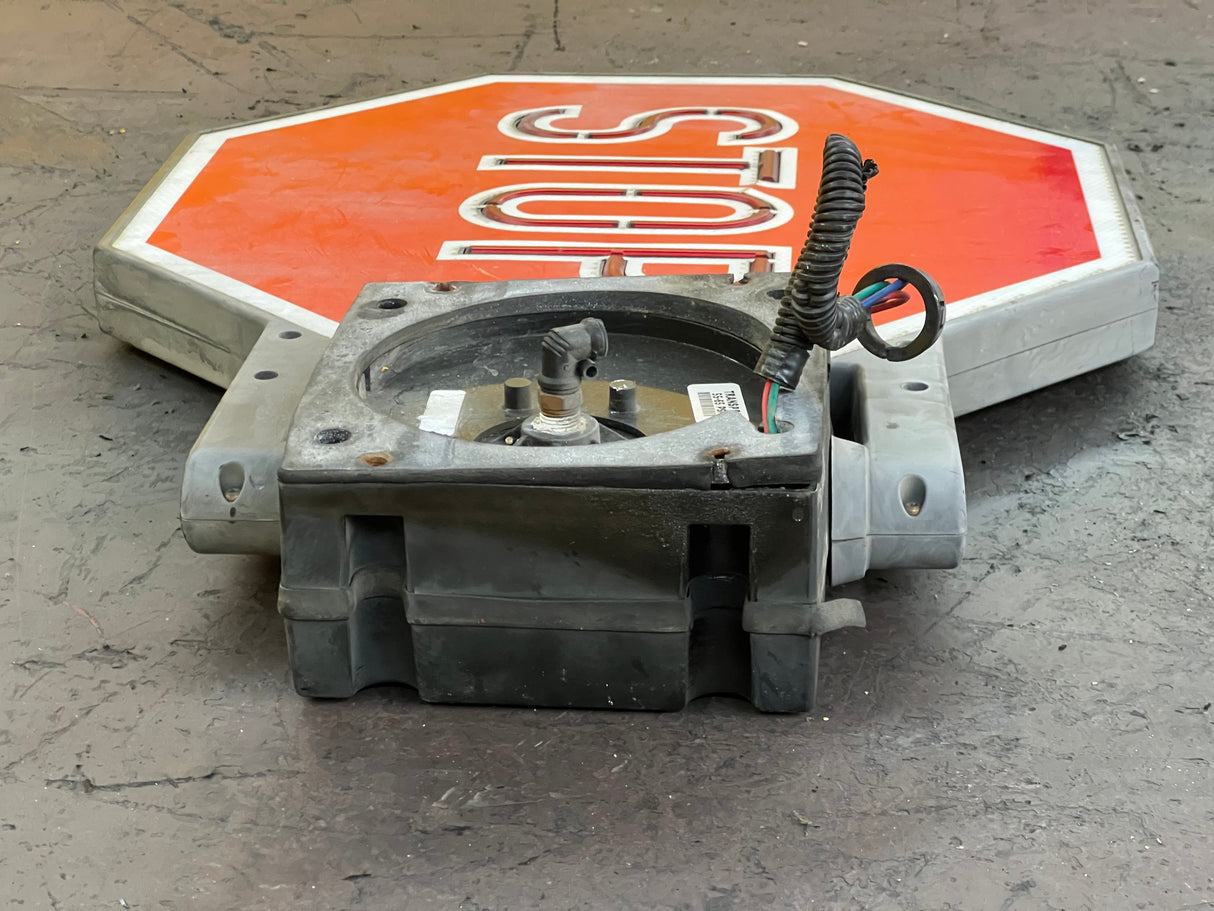 Blue Bird Transpec Retractable Stop Sign Part # 7000-011-A31-01