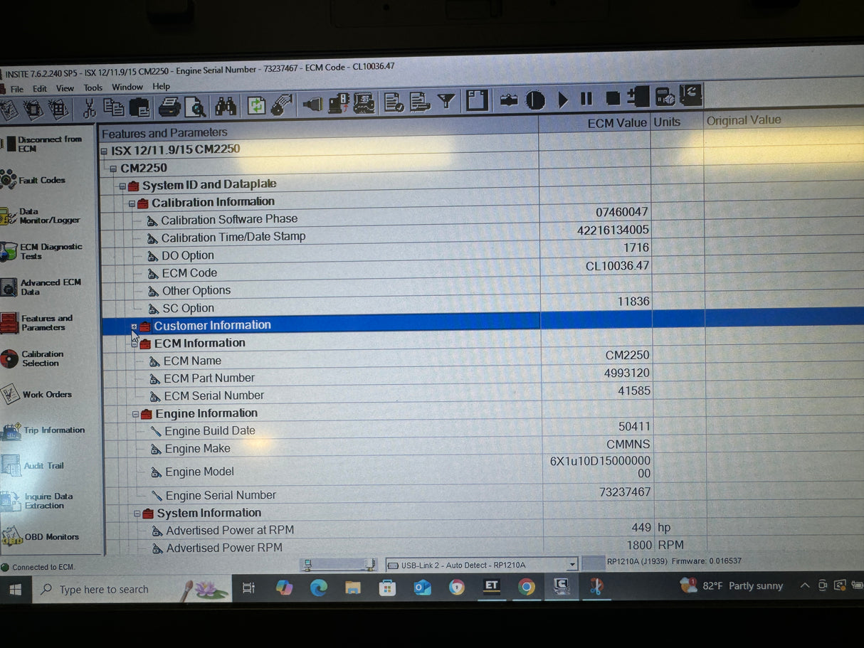 Cummins ISX12 ECM Part # 4993120 For Sale, CM2250, ISX 12/11.9/15 CM2250