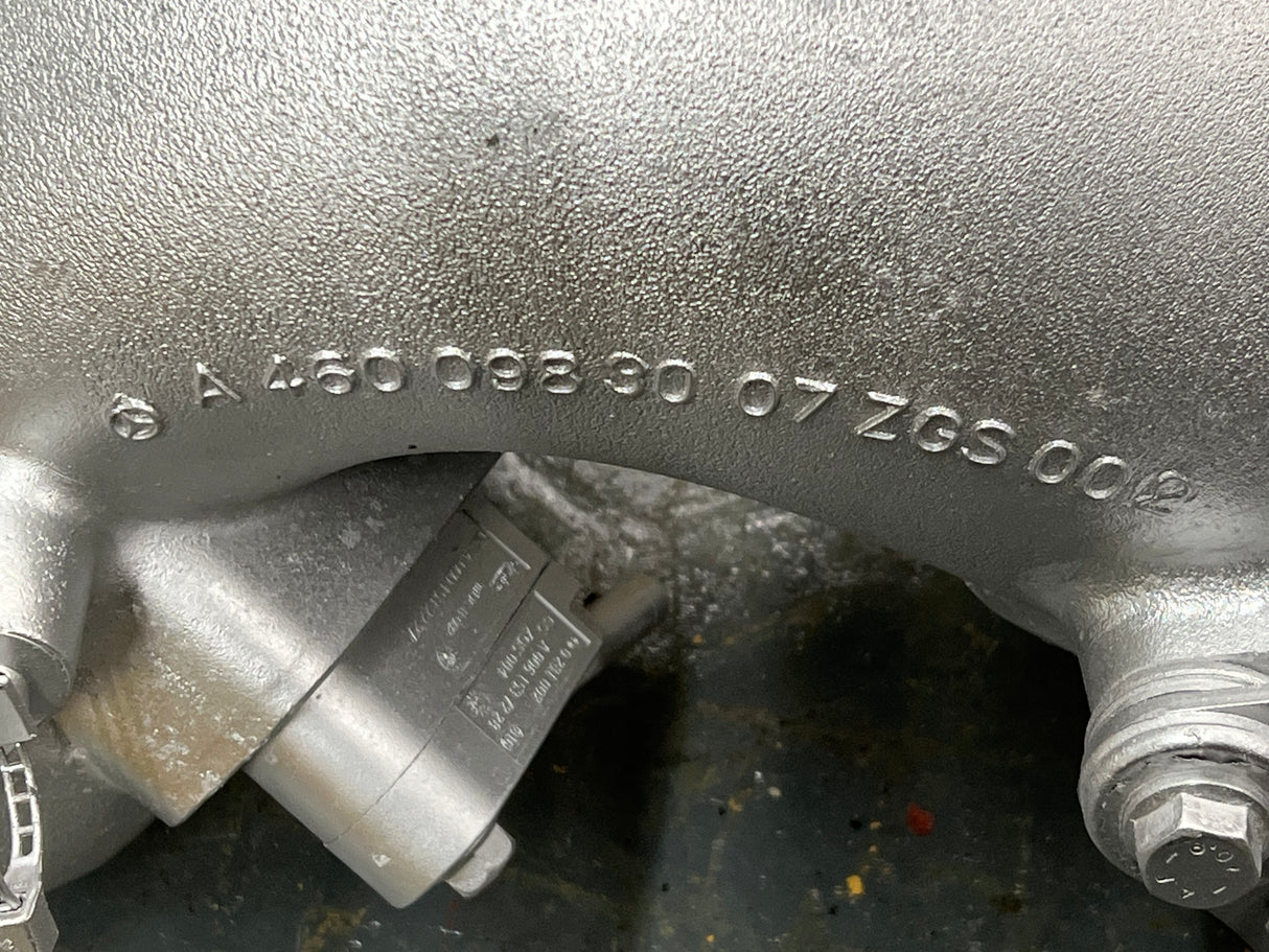 Mercedes MBE4000 Turbo Connection Air Tube w/ Pressure Sensor