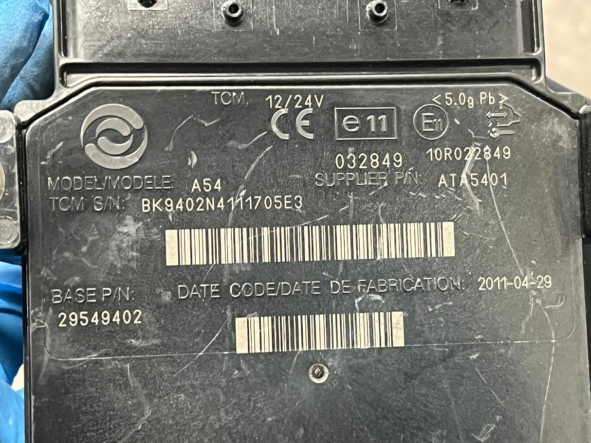 2011 Allison Transmission Control Module (TCM) Part # 29549402