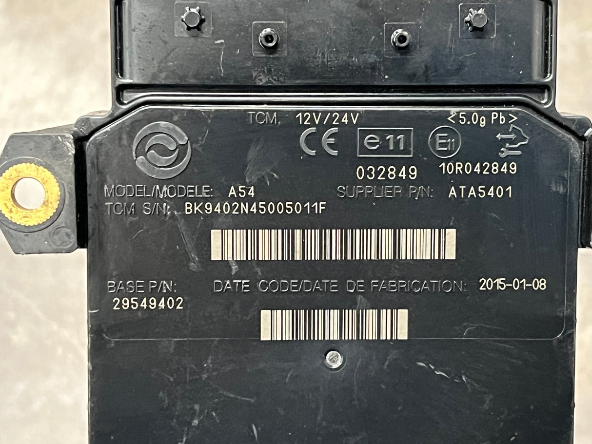 2015 Allison Transmission Control module (TCM) Part # 29549402