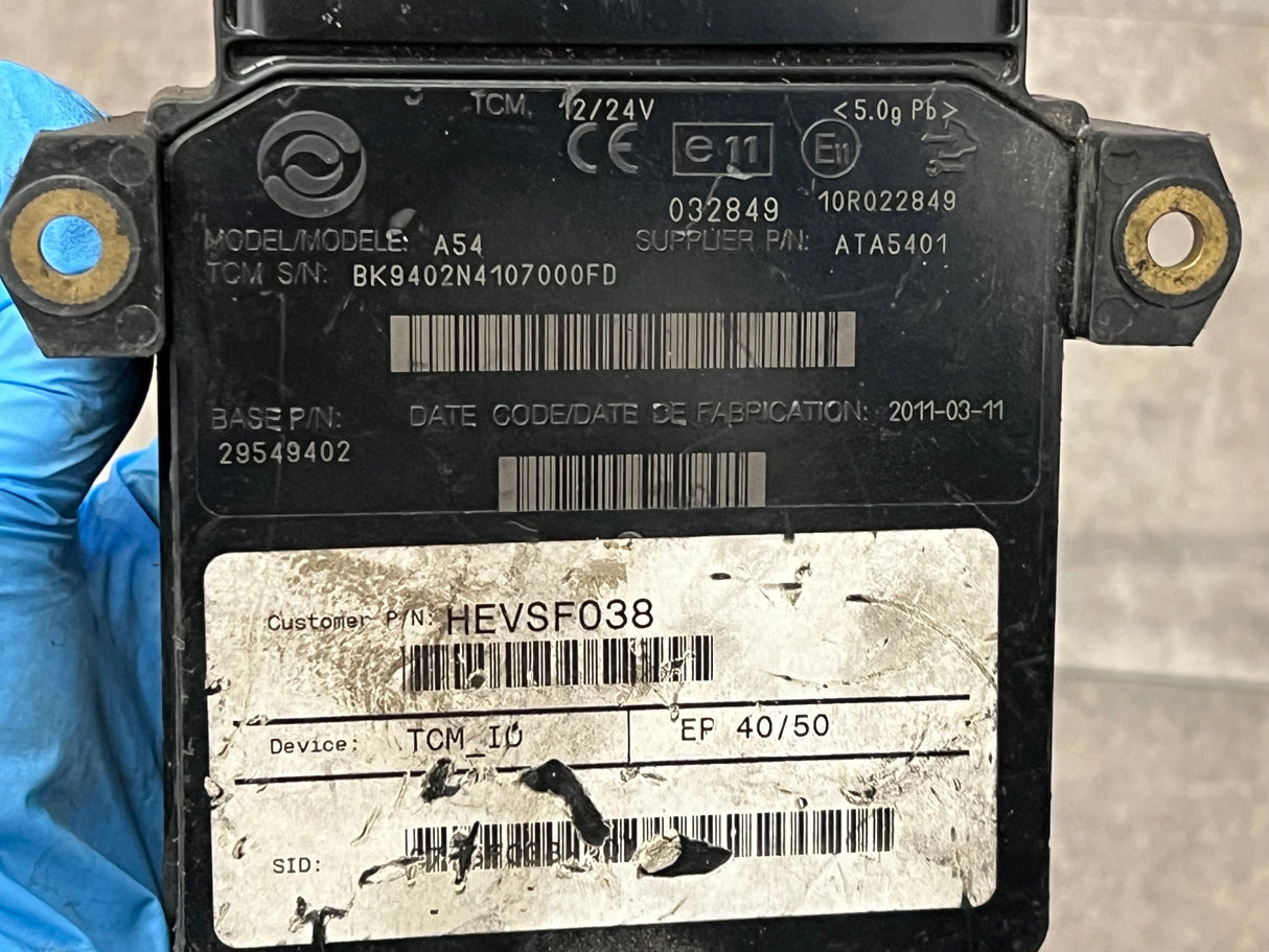 2011 Allison Transmission Control module (TCM) Part # 29549402