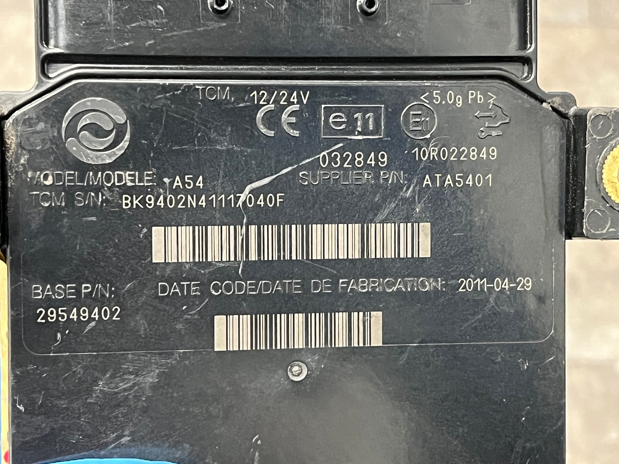 2011 Allison Transmission Control module (TCM) Part # 29549402