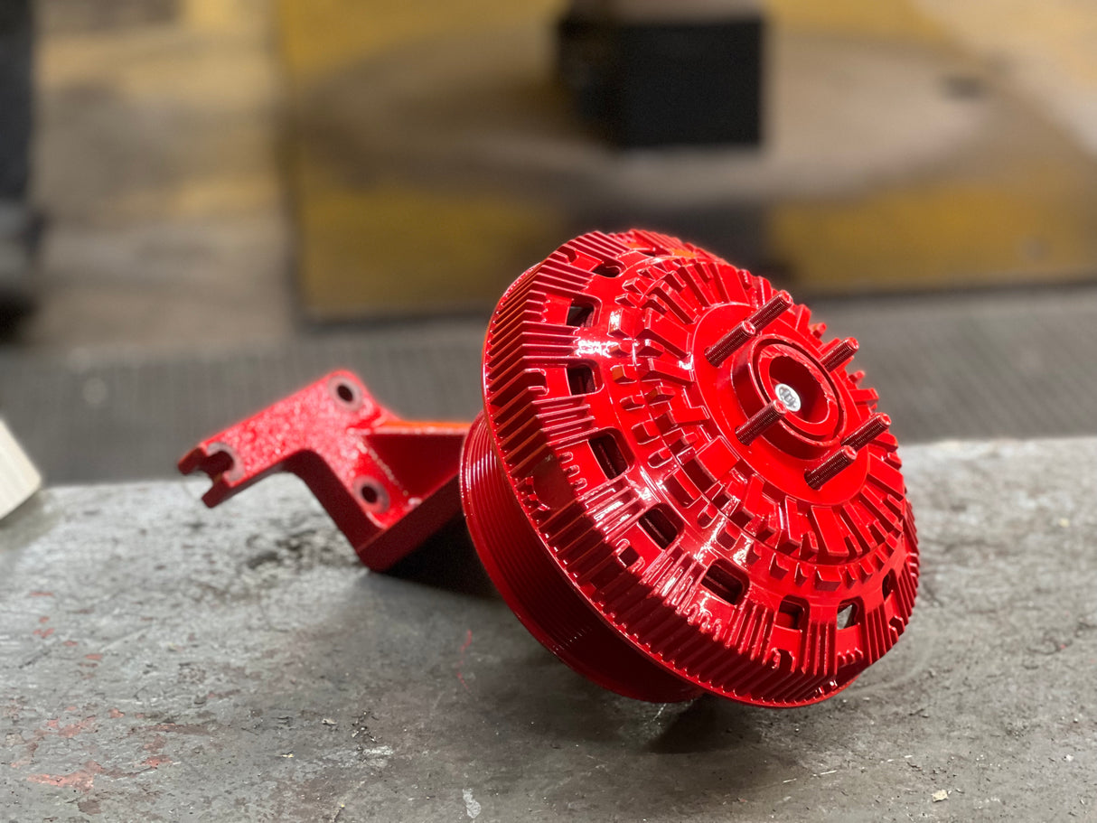 Cummins ISX15 2-Speed Horton Fan Clutch Part # 98A9750, Pulley Part # 601577