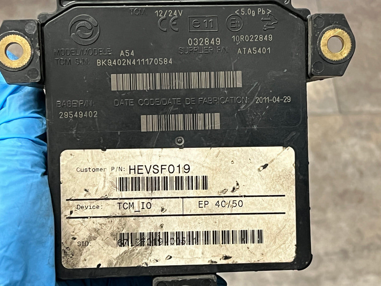 2011 Allison Transmission Control module (TCM) Part # 29549402