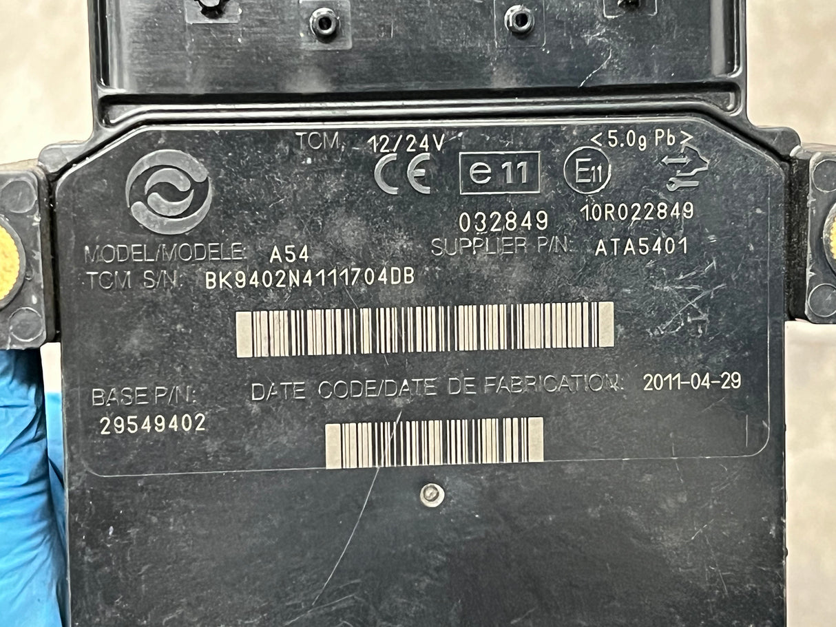 2011 Allison Transmission Control module (TCM) Part # 29549402