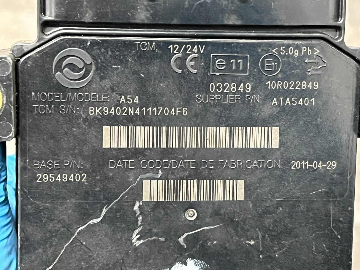 2011 Allison Transmission Control module (TCM) Part # 29549402