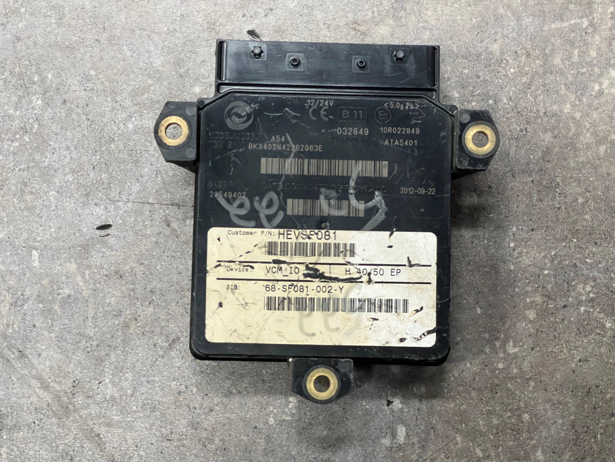 2012 Allison Transmission Control module (TCM) Part # 29549402