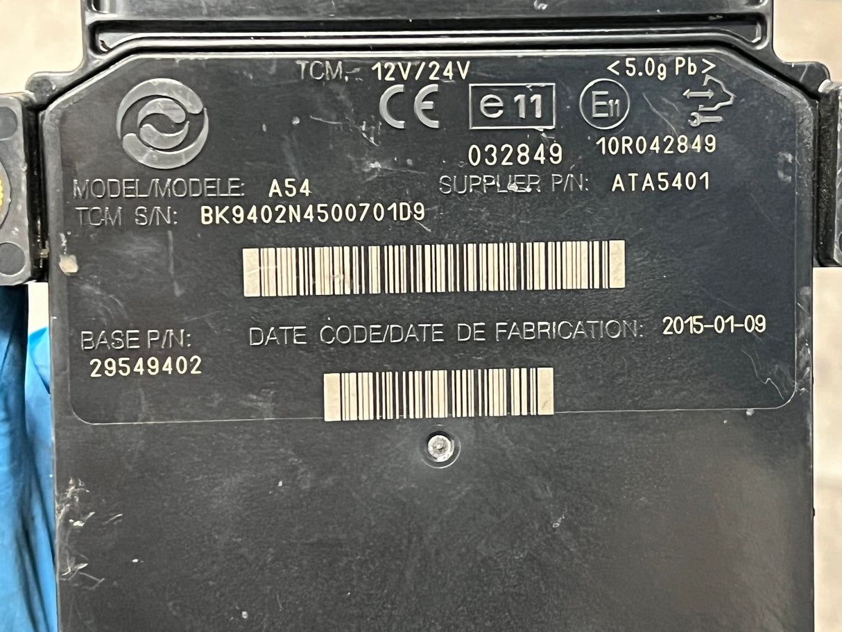 2015 Allison Transmission Control module (TCM) Part # 29549402