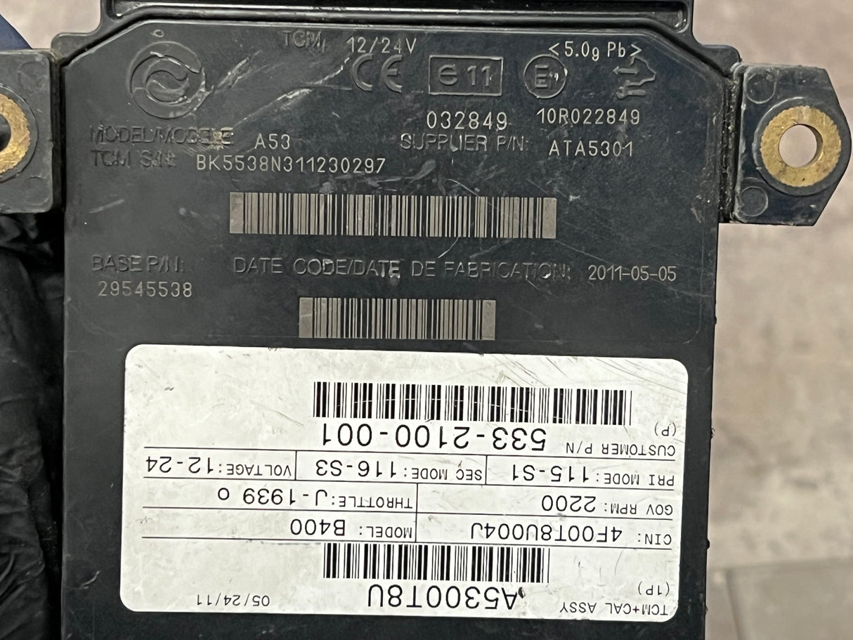 2011 Allison B400 Transmission Control Module (TCM) Part # 29545538