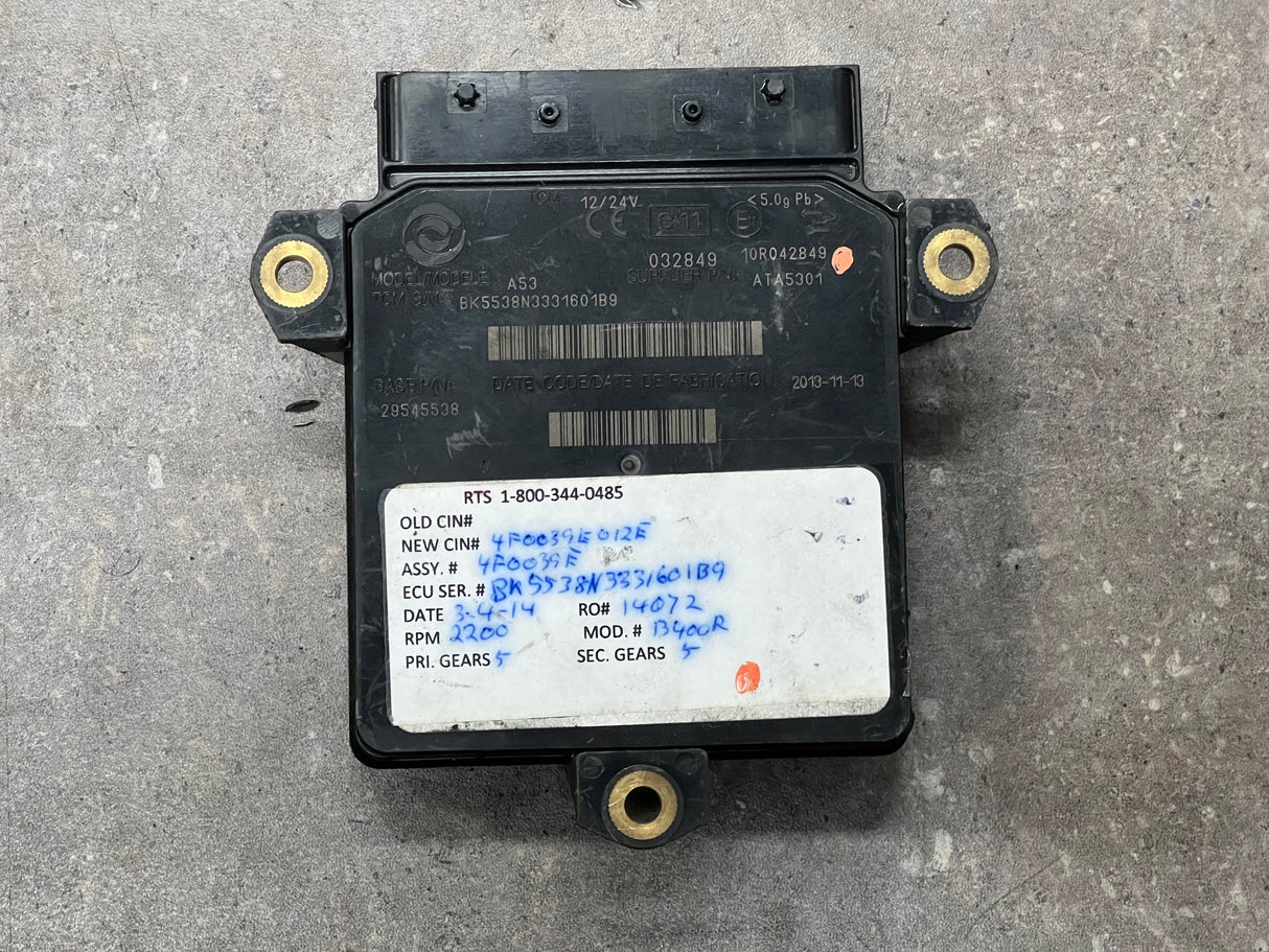 2013 Allison B400R Transmission Control Module (TCM) Part # 29545538