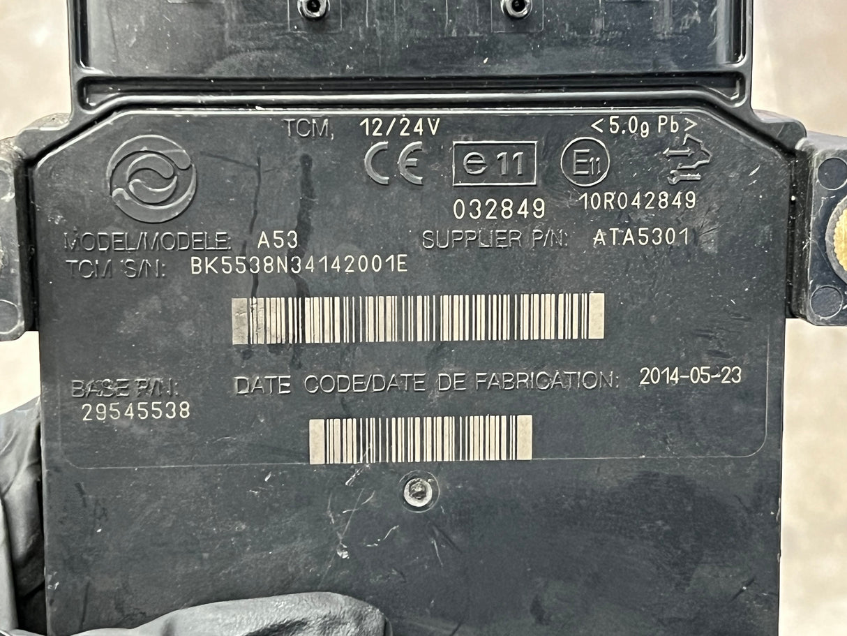 2014 Allison Transmission Control Module (TCM) Part # 29545538