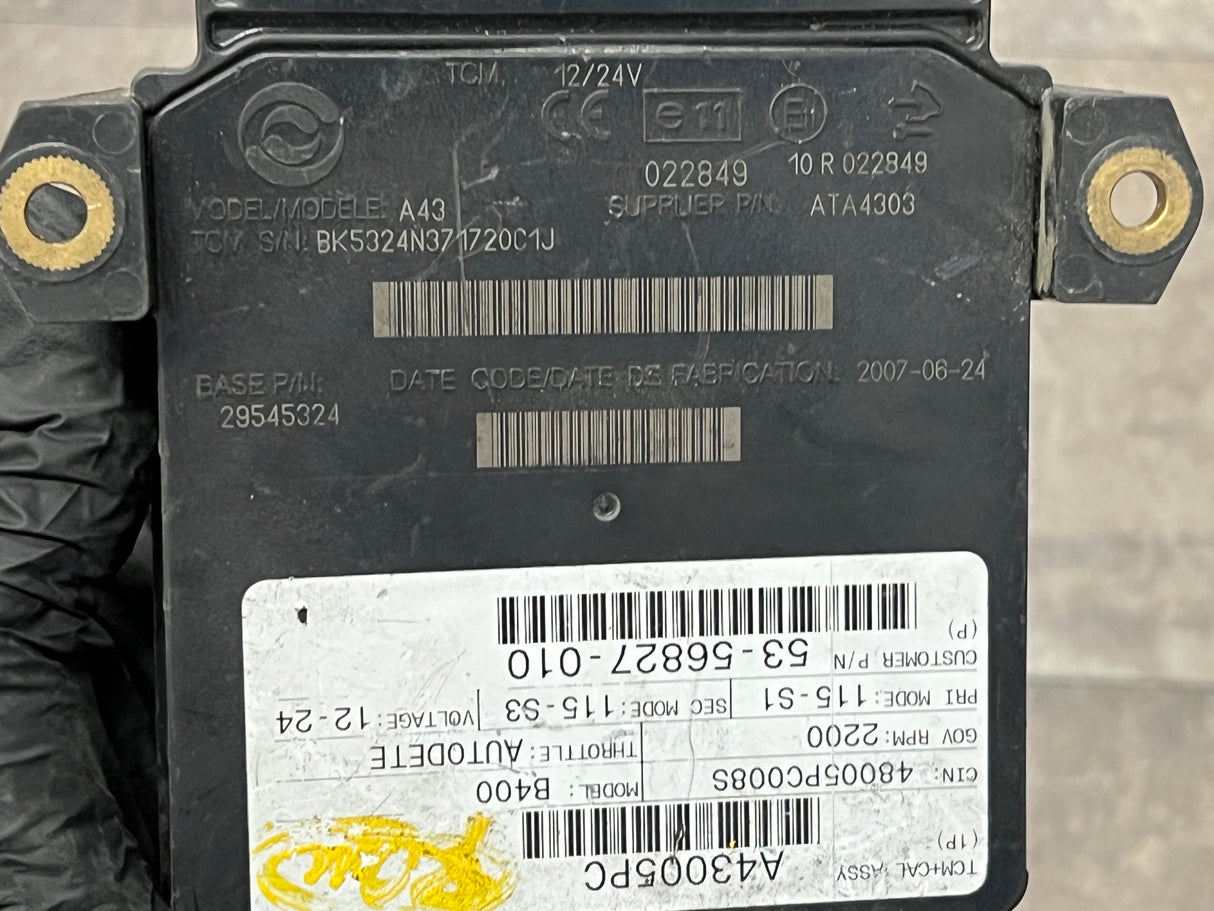 2007 Allison B400 Transmission Control Module (TCM) Part # 29545324