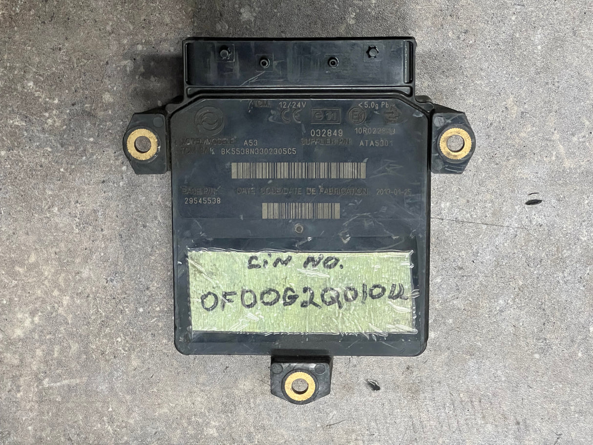 2013 Allison Transmission Control Module (TCM) Part # 29545538