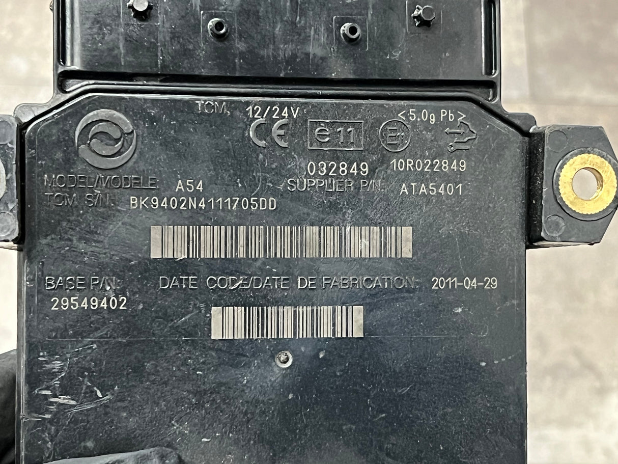 2011 Allison Transmission Control Module (TCM) Part # 29549402