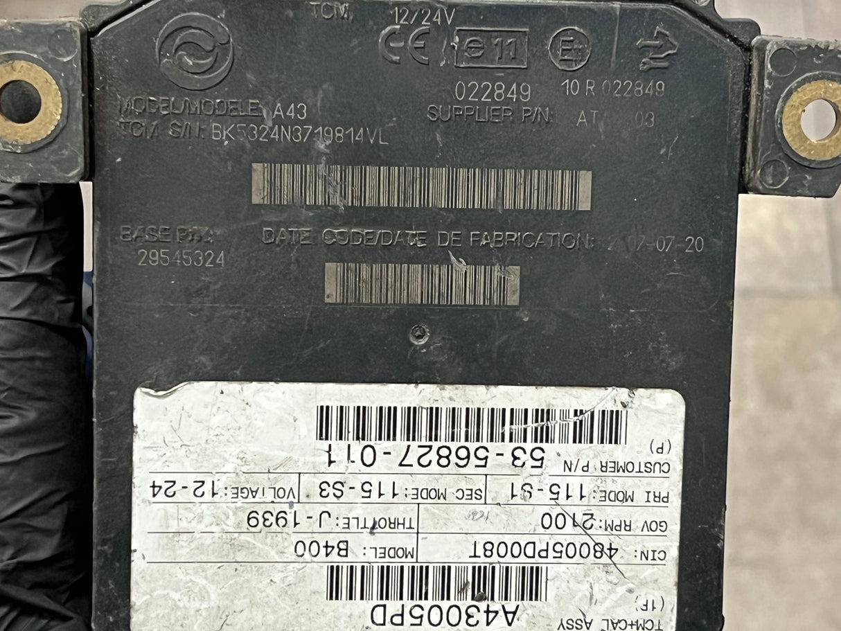 Allison B400 TCM Part # 29544775