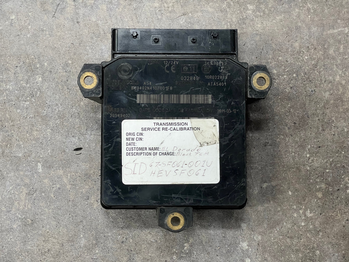 2011 Allison Transmission Control Module (TCM) Part # 29549402
