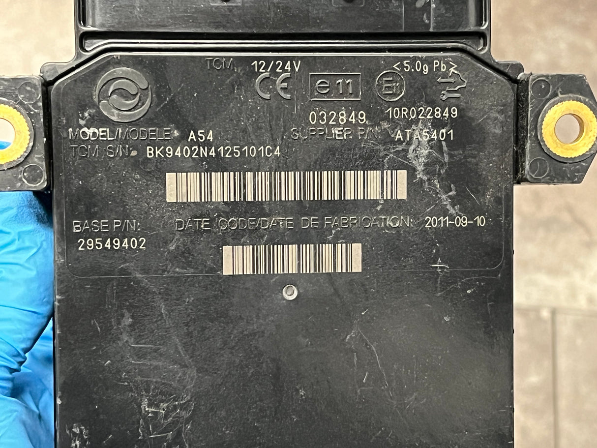 2011 Allison Transmission Control Module (TCM) Part # 29549402